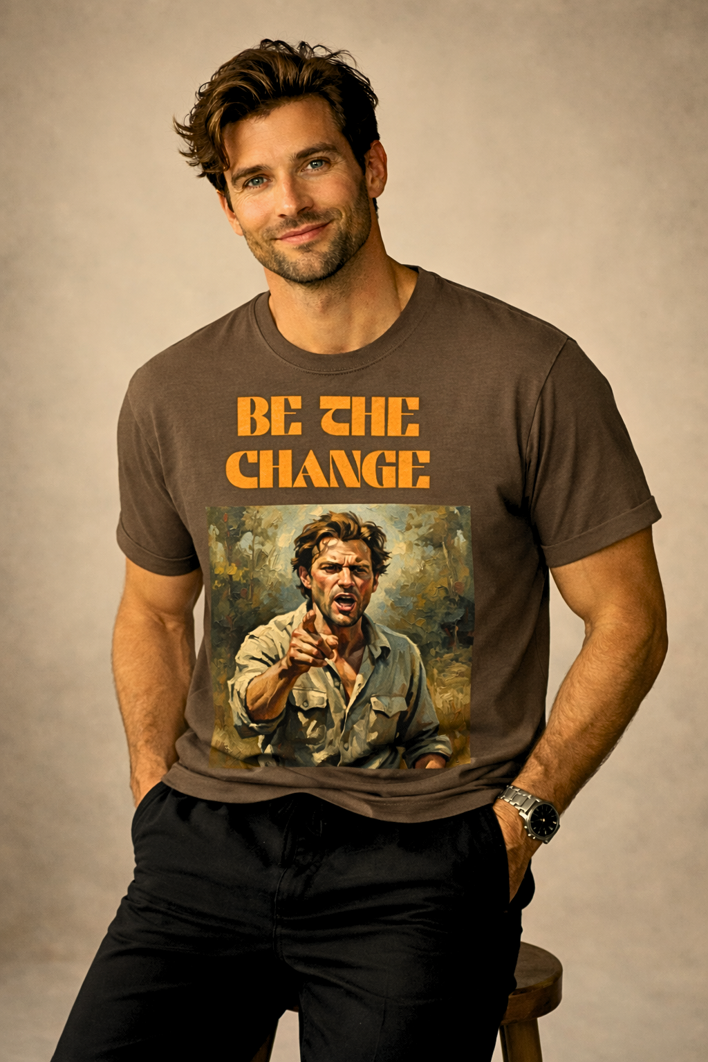 BE THE CHANGE T-SHIRT